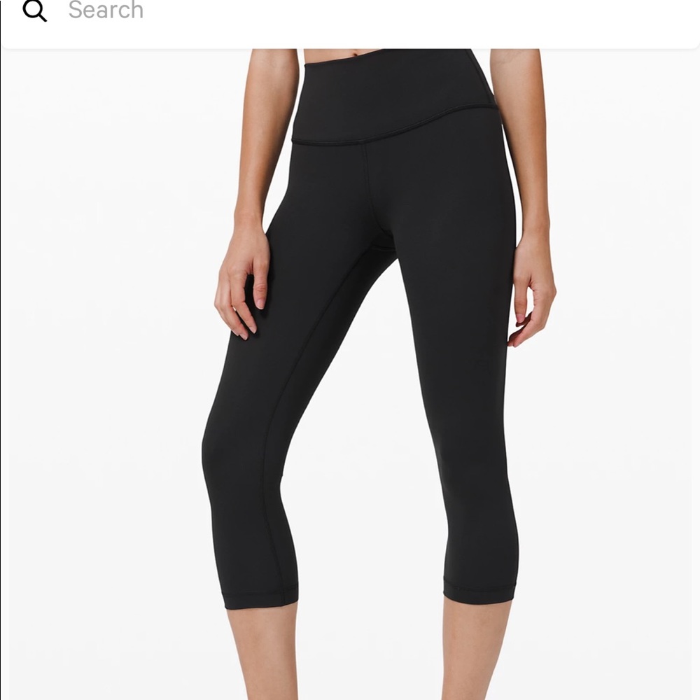 Lululemon High Rise Wonder Under Crop Size 6